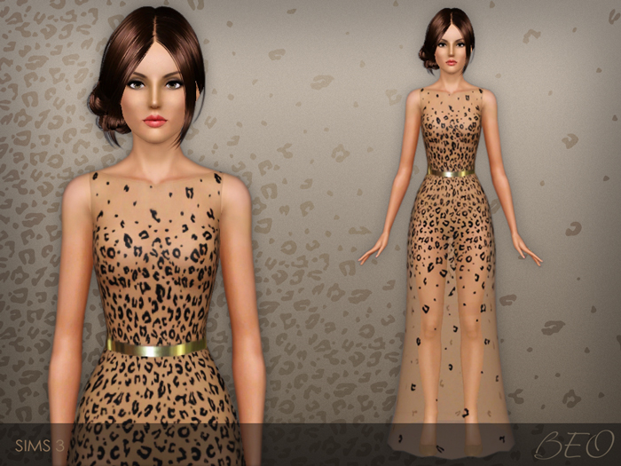 Dress 027 for The Sims 3 by BEO (1)